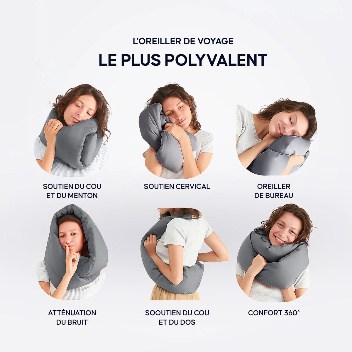 Oreiller de Voyage Ergonomique Soya